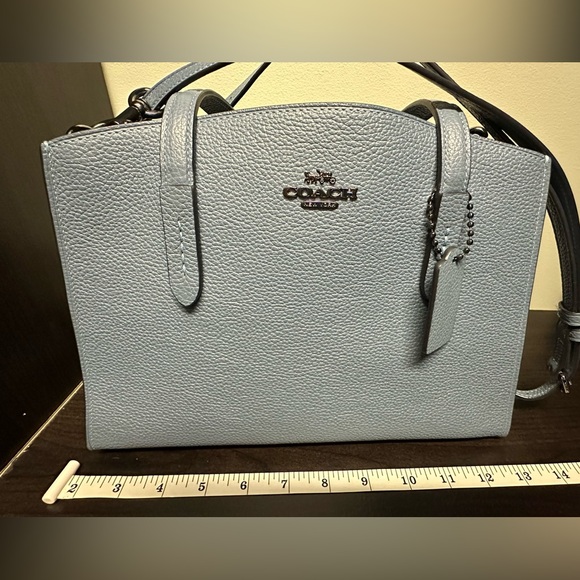 Coach Charlie Carryall handbag and crossbody (blue) - Picture 10 of 15